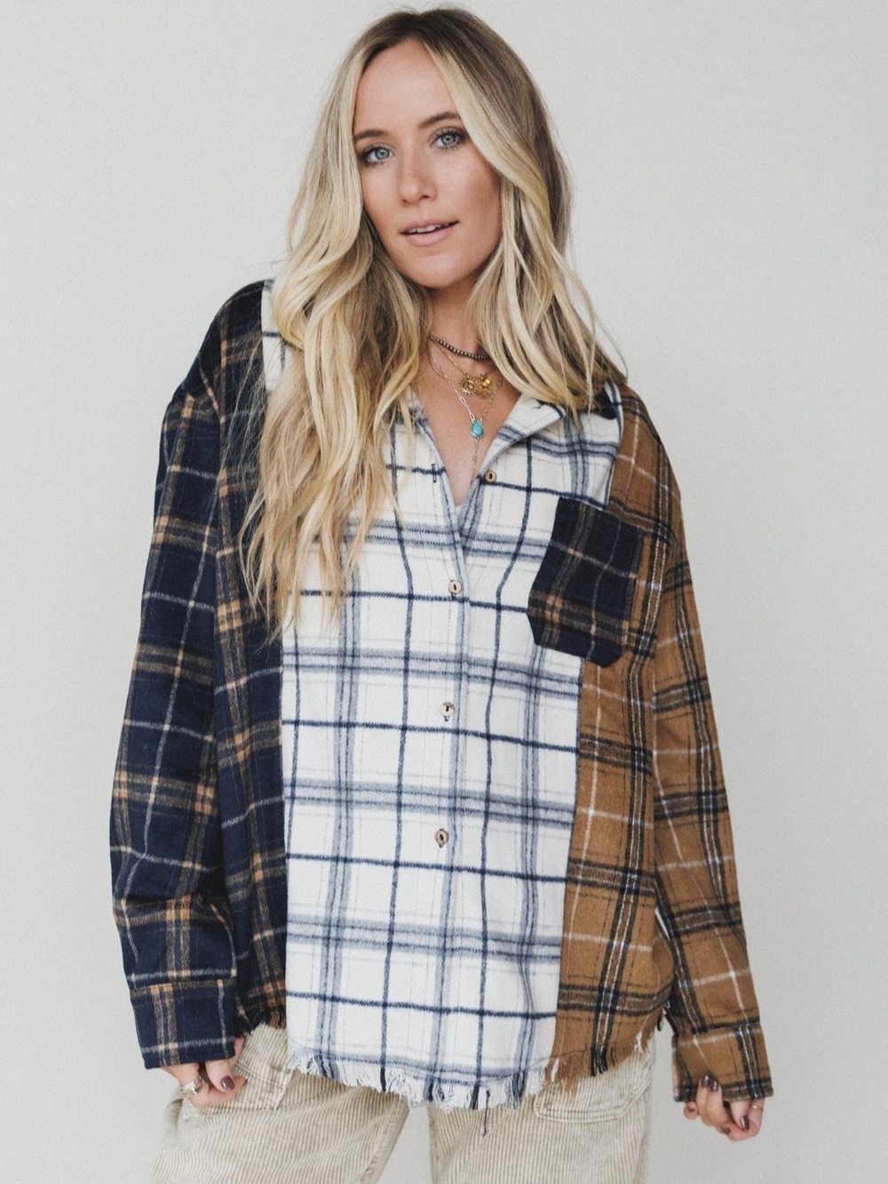 Redwood Pass Flannel Top